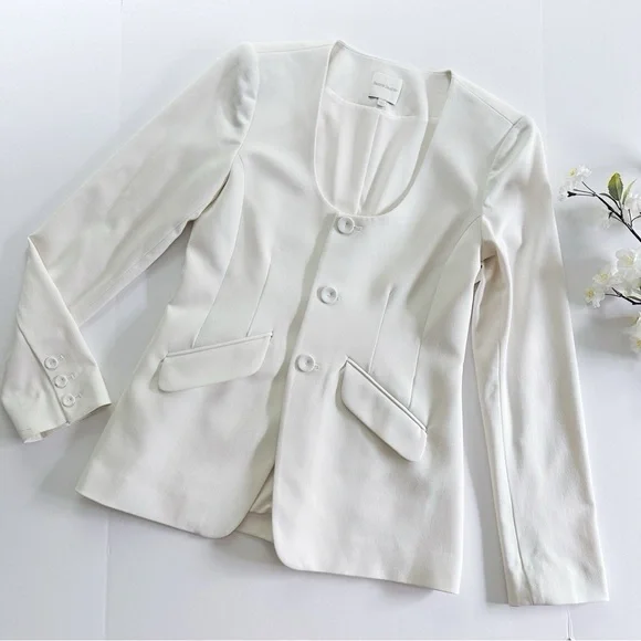 NEW Favorite Daughter The Diana Jacket Ivory Small - Picture 5 of 8